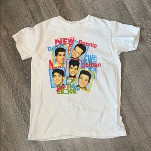 True vintage 80s New Kids on the Block NKOTB concert tee kids L/juniors baby tee
